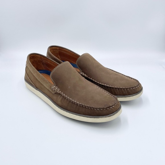 Johnston & Murphy Venetian Full Grain Brown Leather Slip On Loafer Men’s 11.5 main image 10